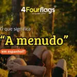 O que significa a menudo em espanhol: imagem ilustrativa com pessoas relaxando ao ar livre em uma área arborizada ensolarada, oferecido pela FourFlags Language Center