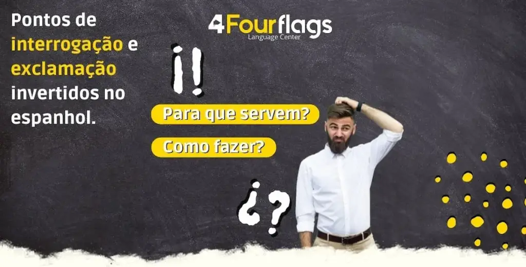 Interrogação e exclamação invertidos em espanhol
